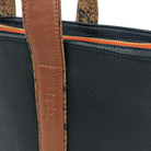 Le Boss Bag by Le Dog Company is made from natural milled leather. This is a close up of the leather.