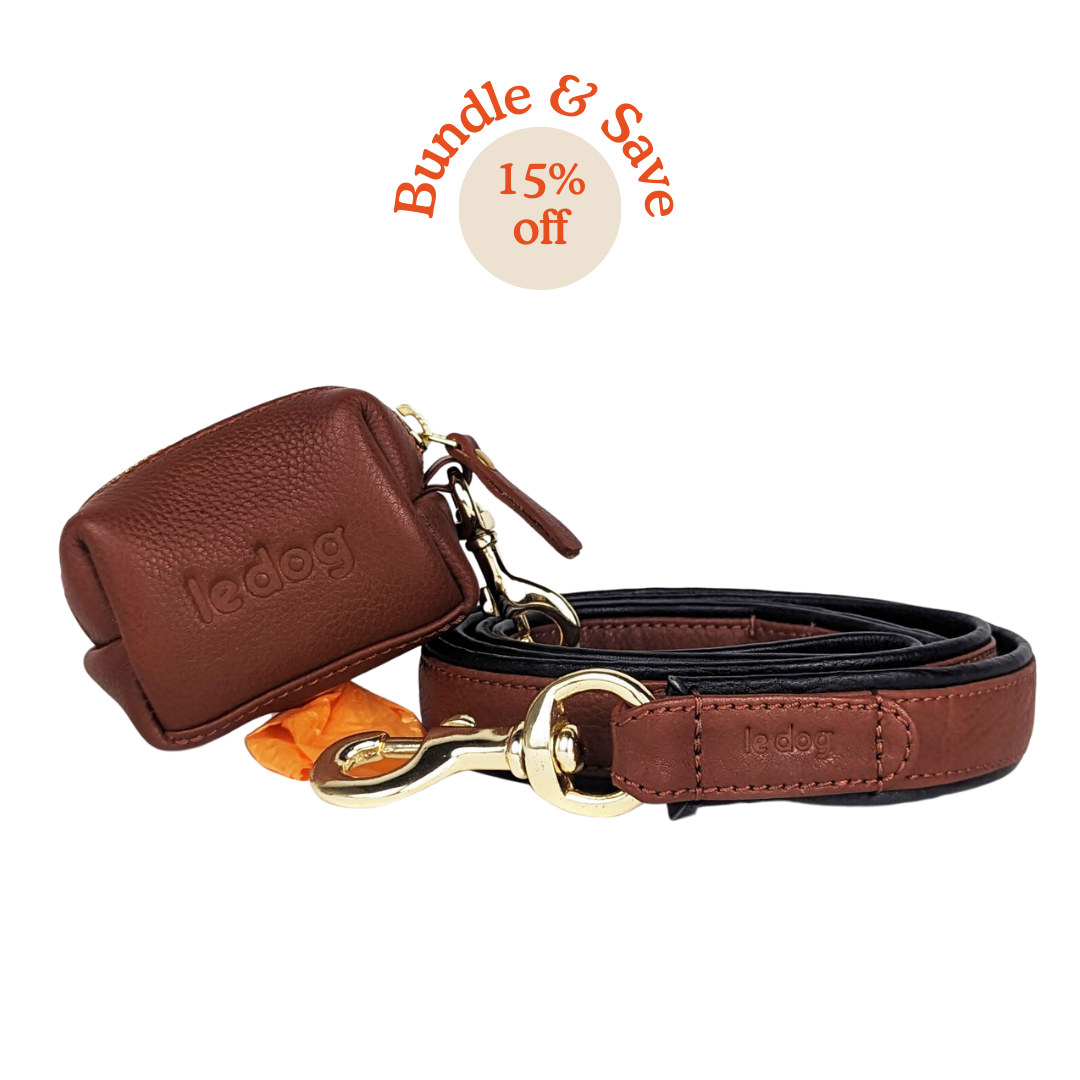 Le Dog Company - Leather Poop Bag Holder