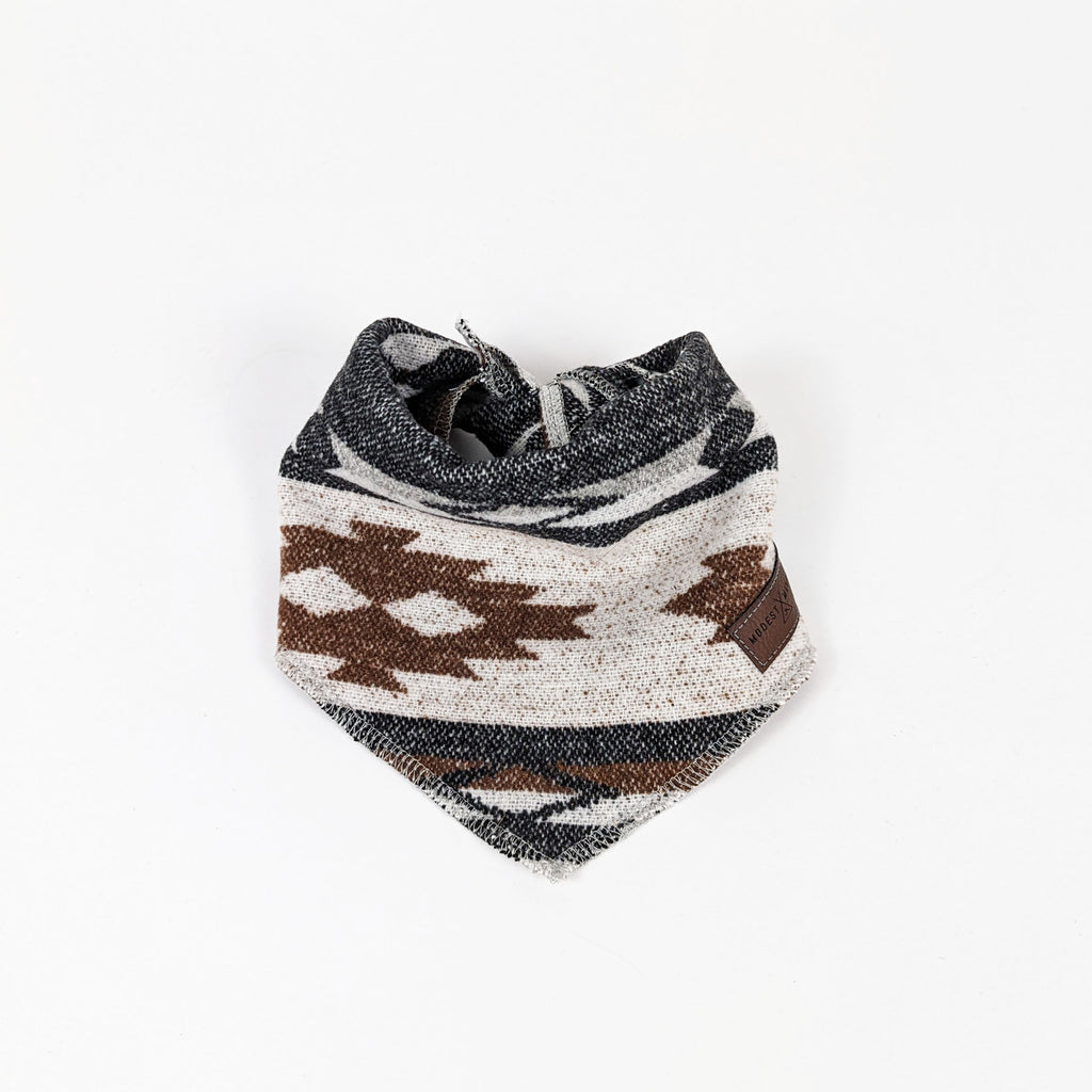 Le Blanket and Bandana in Brown and Black  | Le Dog Company